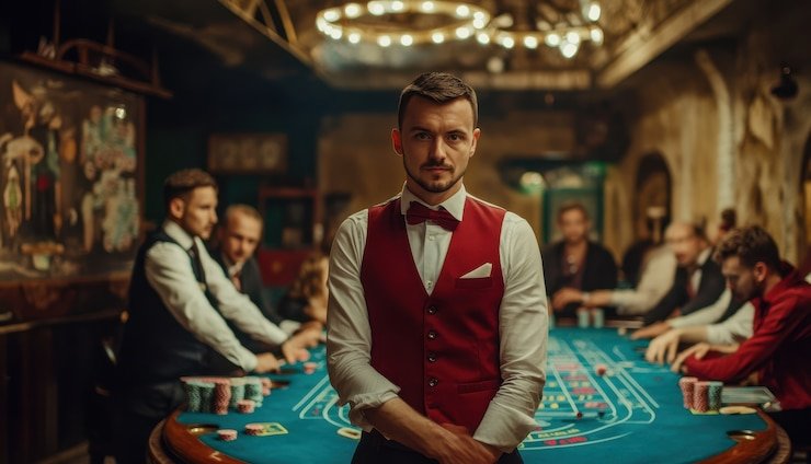 Antarmuka aplikasi mobile fujitogel menampilkan live dealer blackjack dan pasar olahraga Liga 1